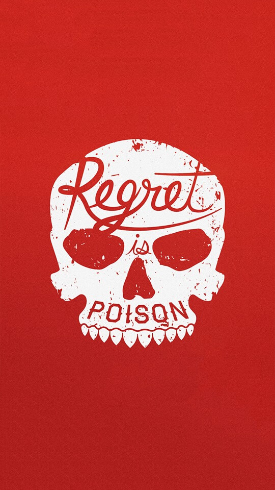 Regret is poison